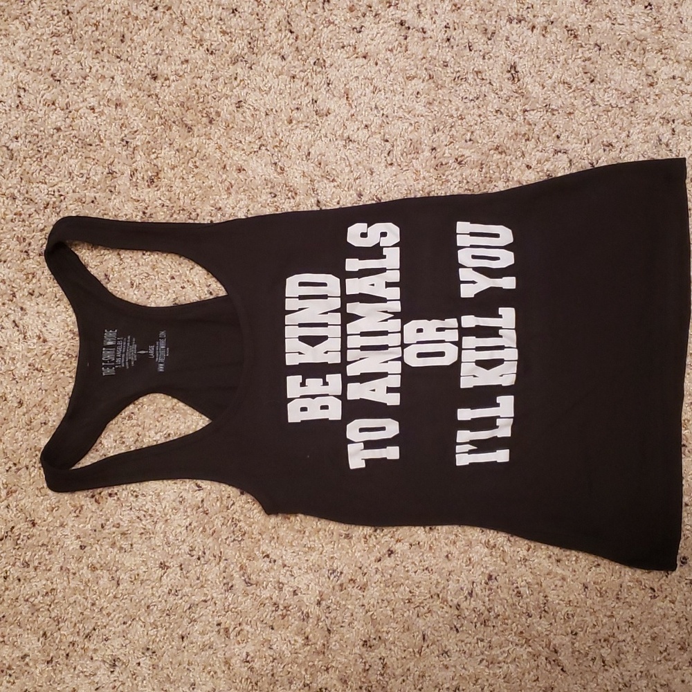 Be Kind To Animals Racerback Tank Top